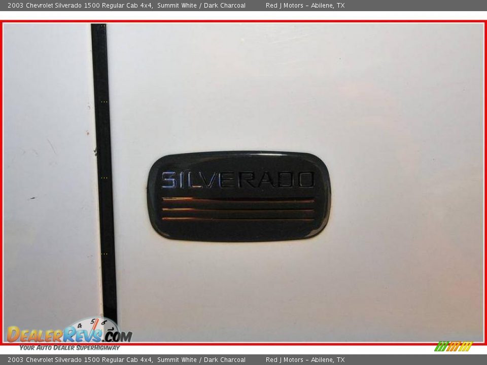 2003 Chevrolet Silverado 1500 Regular Cab 4x4 Summit White / Dark Charcoal Photo #3