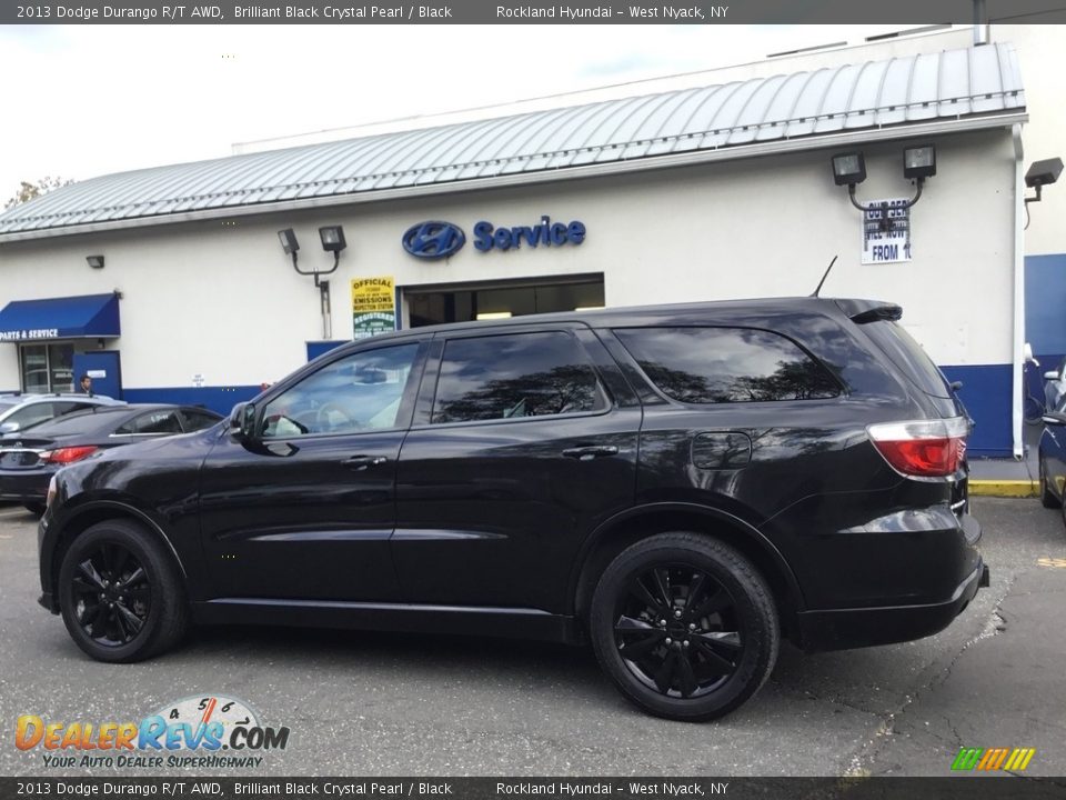 2013 Dodge Durango R/T AWD Brilliant Black Crystal Pearl / Black Photo #6