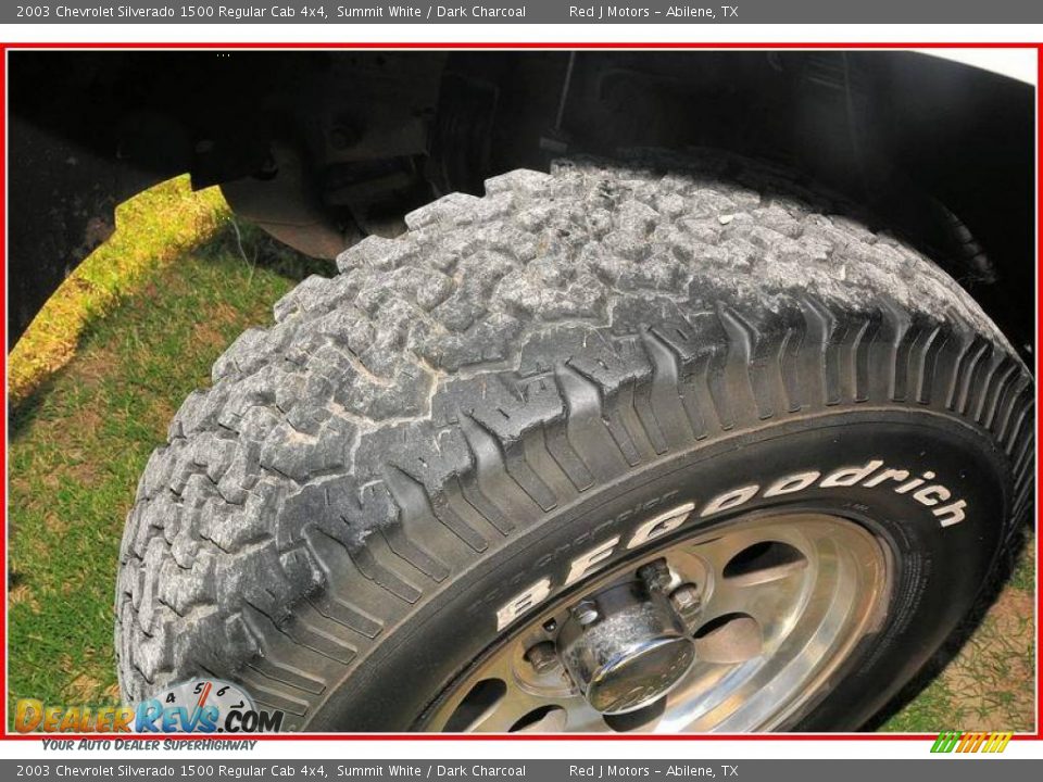 2003 Chevrolet Silverado 1500 Regular Cab 4x4 Summit White / Dark Charcoal Photo #12