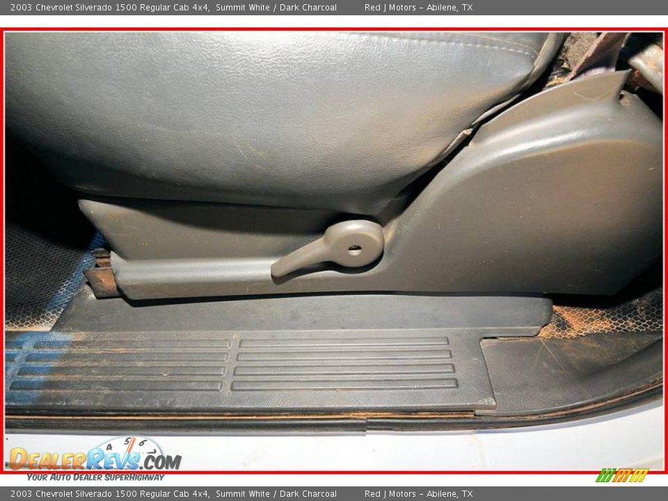 2003 Chevrolet Silverado 1500 Regular Cab 4x4 Summit White / Dark Charcoal Photo #14