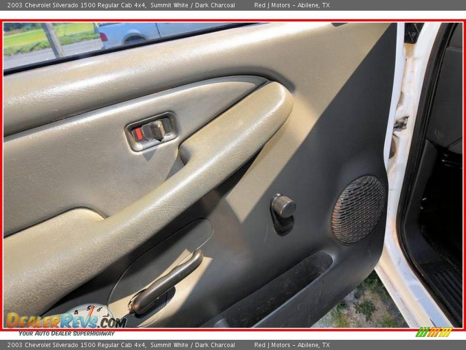 2003 Chevrolet Silverado 1500 Regular Cab 4x4 Summit White / Dark Charcoal Photo #15