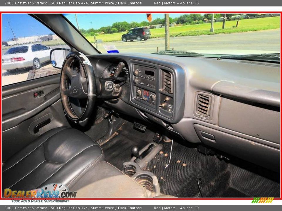 2003 Chevrolet Silverado 1500 Regular Cab 4x4 Summit White / Dark Charcoal Photo #18