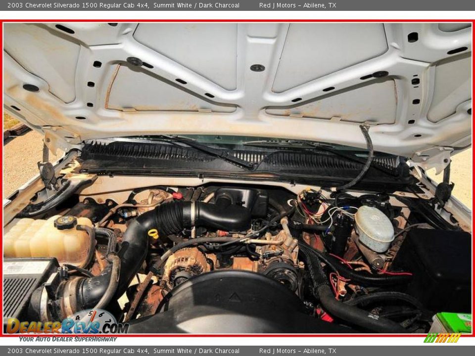 2003 Chevrolet Silverado 1500 Regular Cab 4x4 Summit White / Dark Charcoal Photo #20
