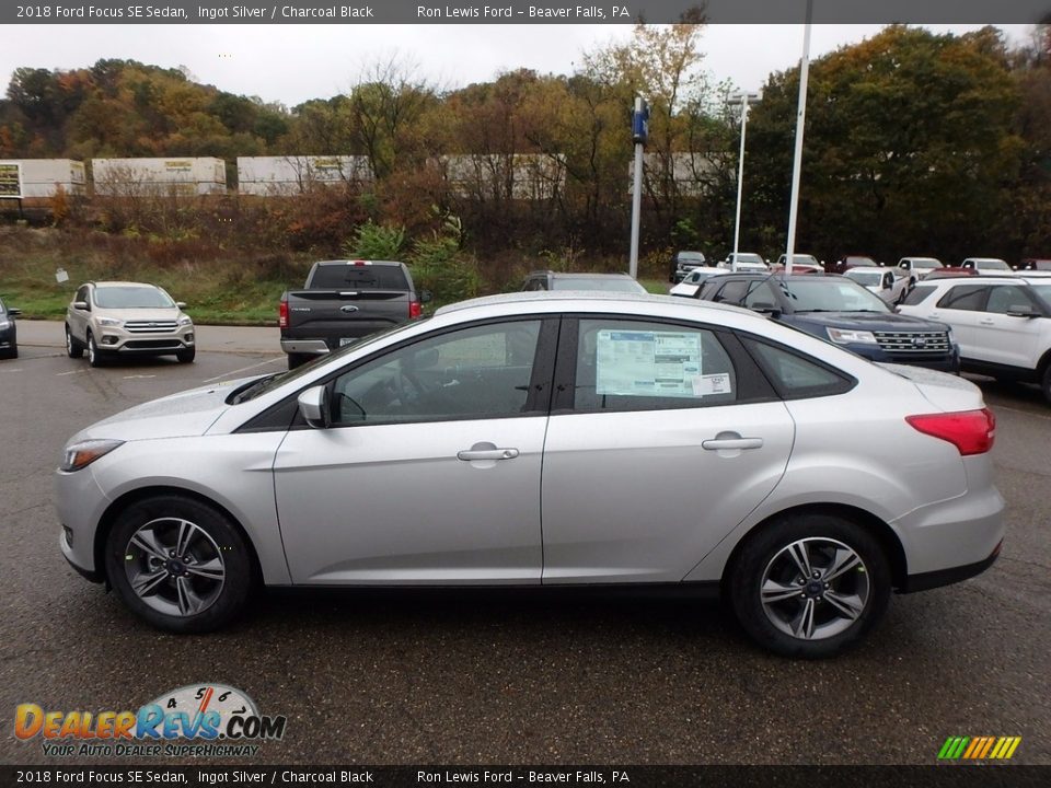 Ingot Silver 2018 Ford Focus SE Sedan Photo #5