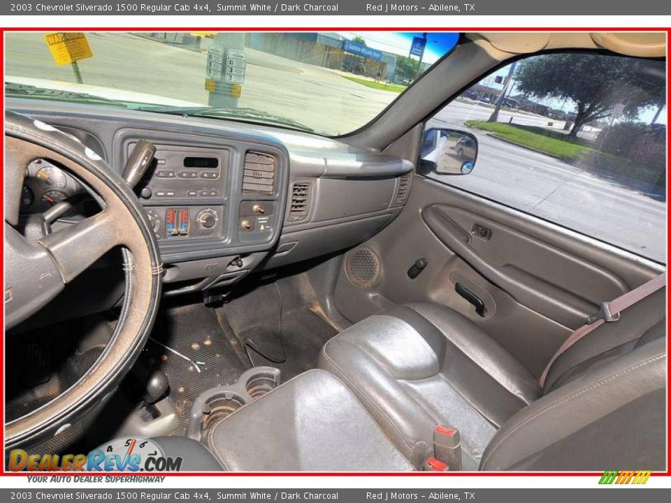 2003 Chevrolet Silverado 1500 Regular Cab 4x4 Summit White / Dark Charcoal Photo #22
