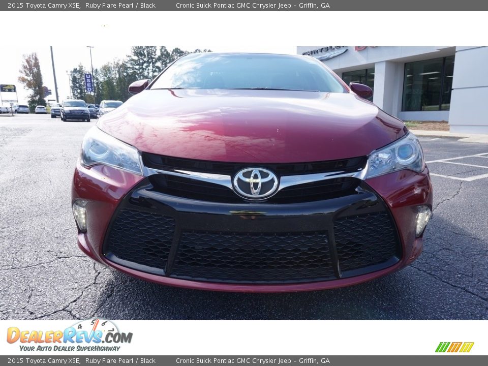 2015 Toyota Camry XSE Ruby Flare Pearl / Black Photo #2