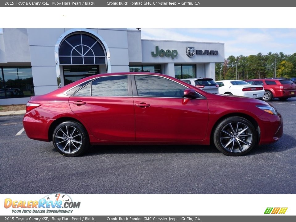 2015 Toyota Camry XSE Ruby Flare Pearl / Black Photo #8