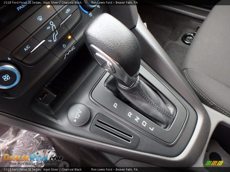 2018 Ford Focus SE Sedan Ingot Silver / Charcoal Black Photo #17