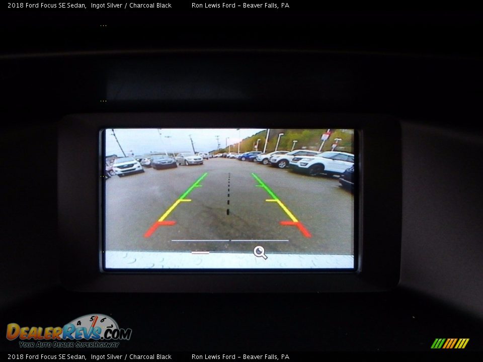 2018 Ford Focus SE Sedan Ingot Silver / Charcoal Black Photo #20