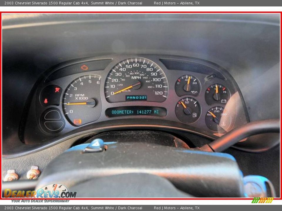 2003 Chevrolet Silverado 1500 Regular Cab 4x4 Summit White / Dark Charcoal Photo #25