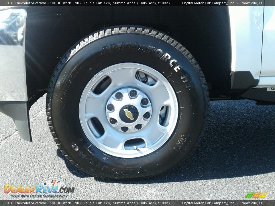 2018 Chevrolet Silverado 2500HD Work Truck Double Cab 4x4 Summit White / Dark Ash/Jet Black Photo #20