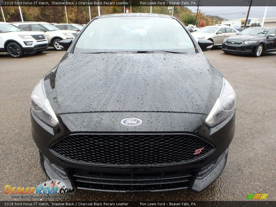 Shadow Black 2018 Ford Focus ST Hatch Photo #8