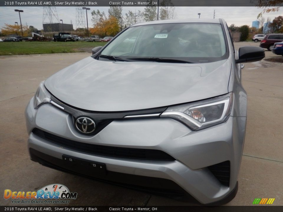2018 Toyota RAV4 LE AWD Silver Sky Metallic / Black Photo #1