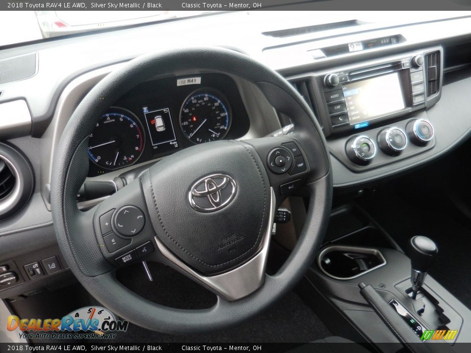 2018 Toyota RAV4 LE AWD Silver Sky Metallic / Black Photo #4