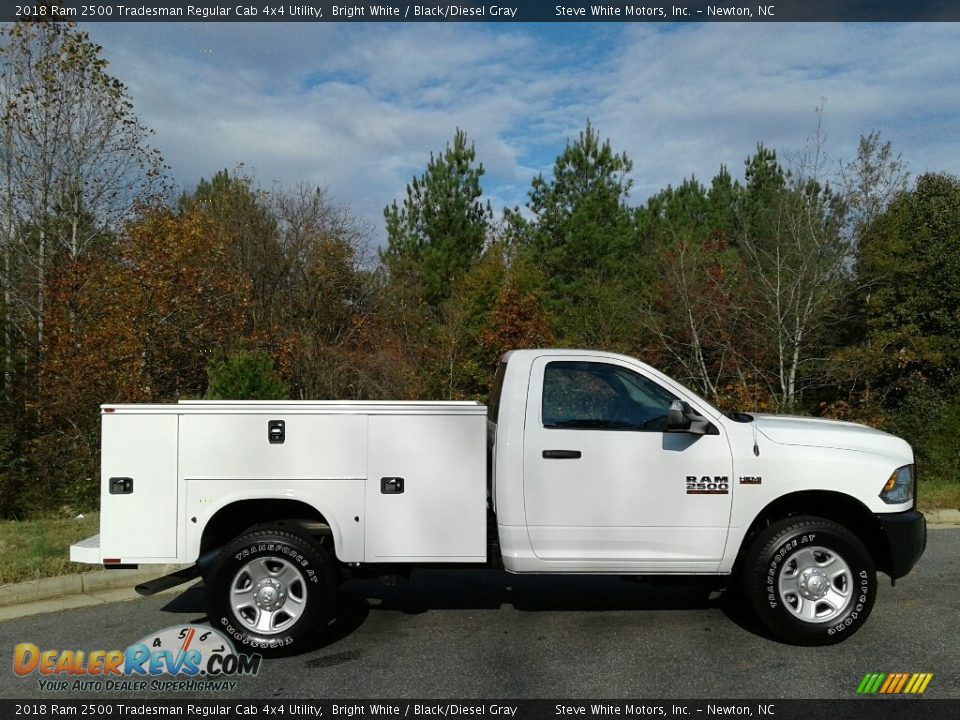 Bright White 2018 Ram 2500 Tradesman Regular Cab 4x4 Utility Photo #5