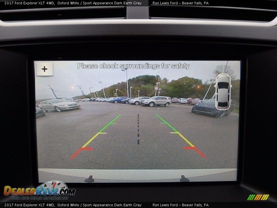 2017 Ford Explorer XLT 4WD Oxford White / Sport Appearance Dark Earth Gray Photo #20