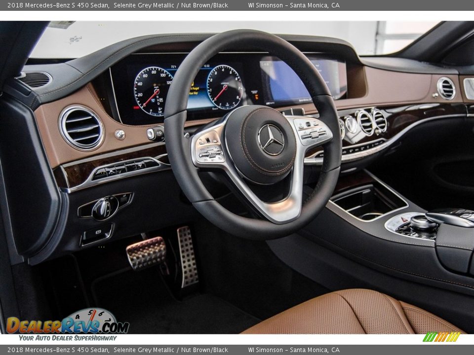 Dashboard of 2018 Mercedes-Benz S 450 Sedan Photo #6