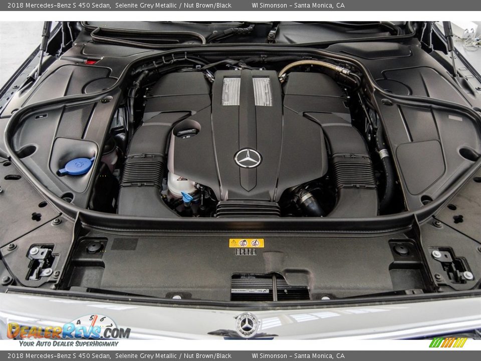 2018 Mercedes-Benz S 450 Sedan 3.0 Liter biturbo DOHC 24-Valve VVT V6 Engine Photo #8