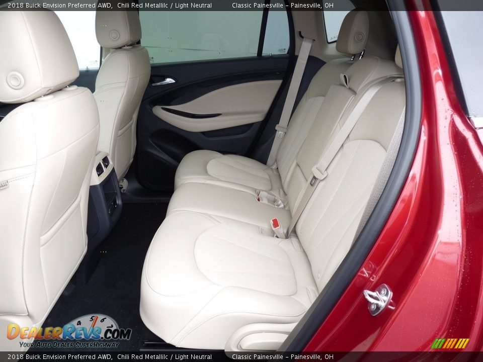 Rear Seat of 2018 Buick Envision Preferred AWD Photo #7