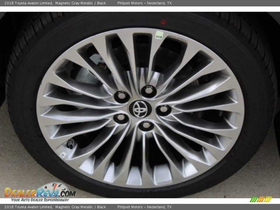 2018 Toyota Avalon Limited Magnetic Gray Metallic / Black Photo #4