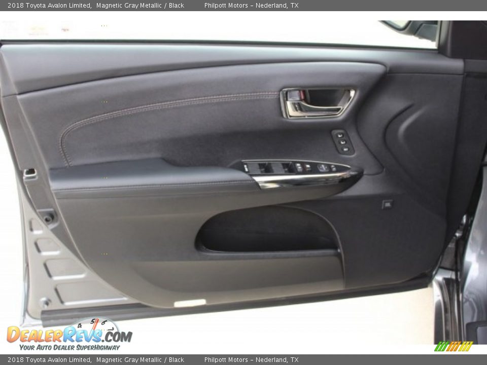 2018 Toyota Avalon Limited Magnetic Gray Metallic / Black Photo #8