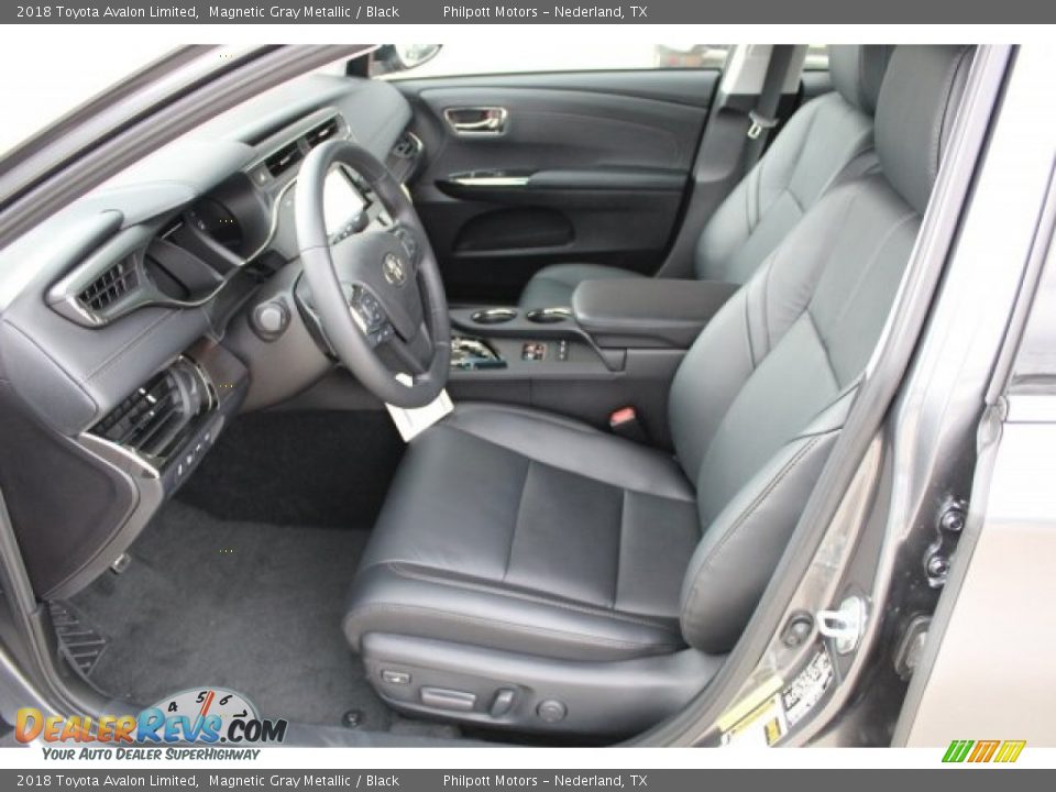2018 Toyota Avalon Limited Magnetic Gray Metallic / Black Photo #10