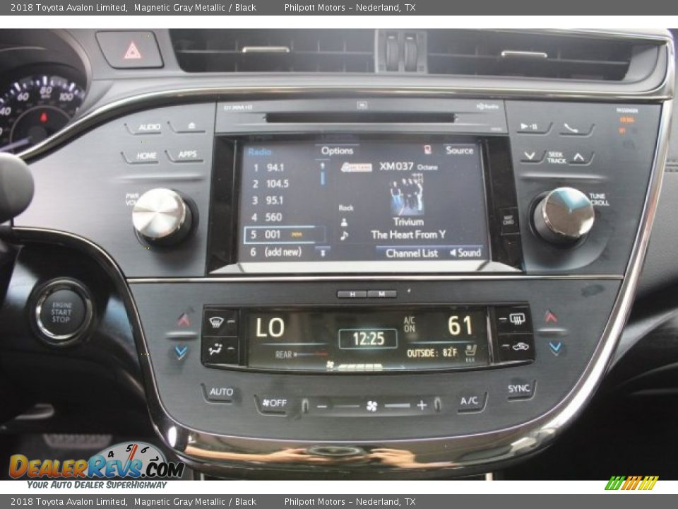 2018 Toyota Avalon Limited Magnetic Gray Metallic / Black Photo #13