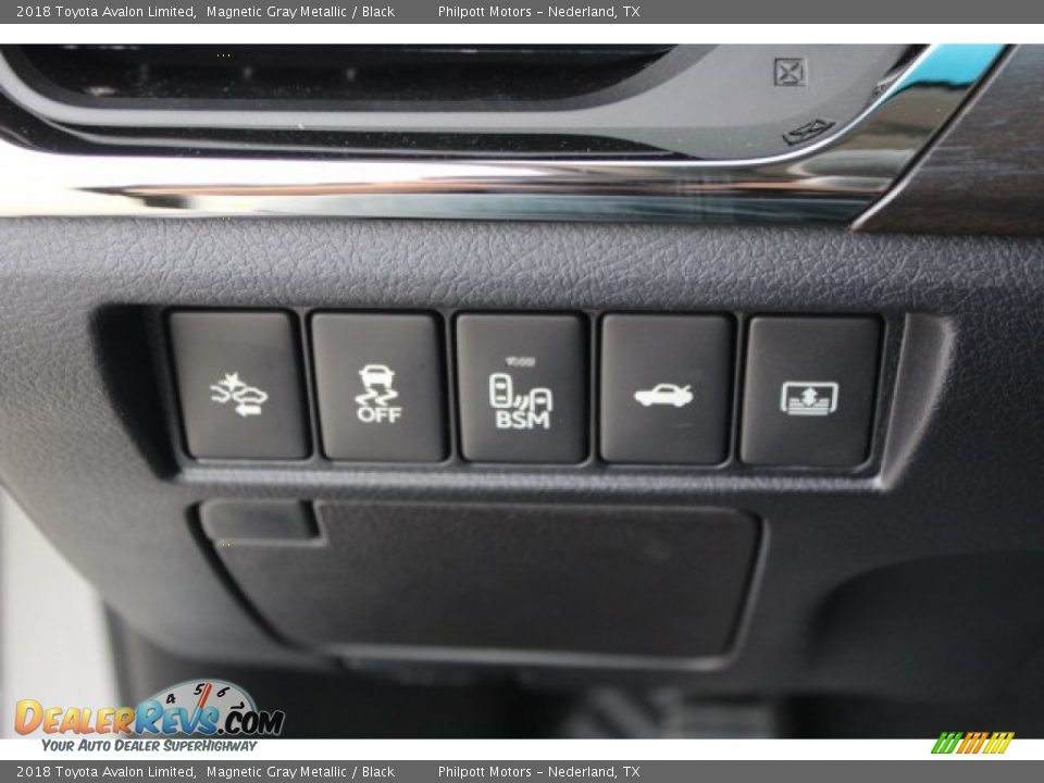 2018 Toyota Avalon Limited Magnetic Gray Metallic / Black Photo #20