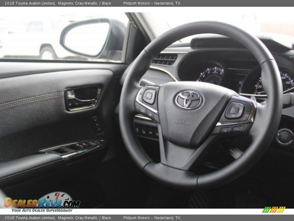 2018 Toyota Avalon Limited Magnetic Gray Metallic / Black Photo #24