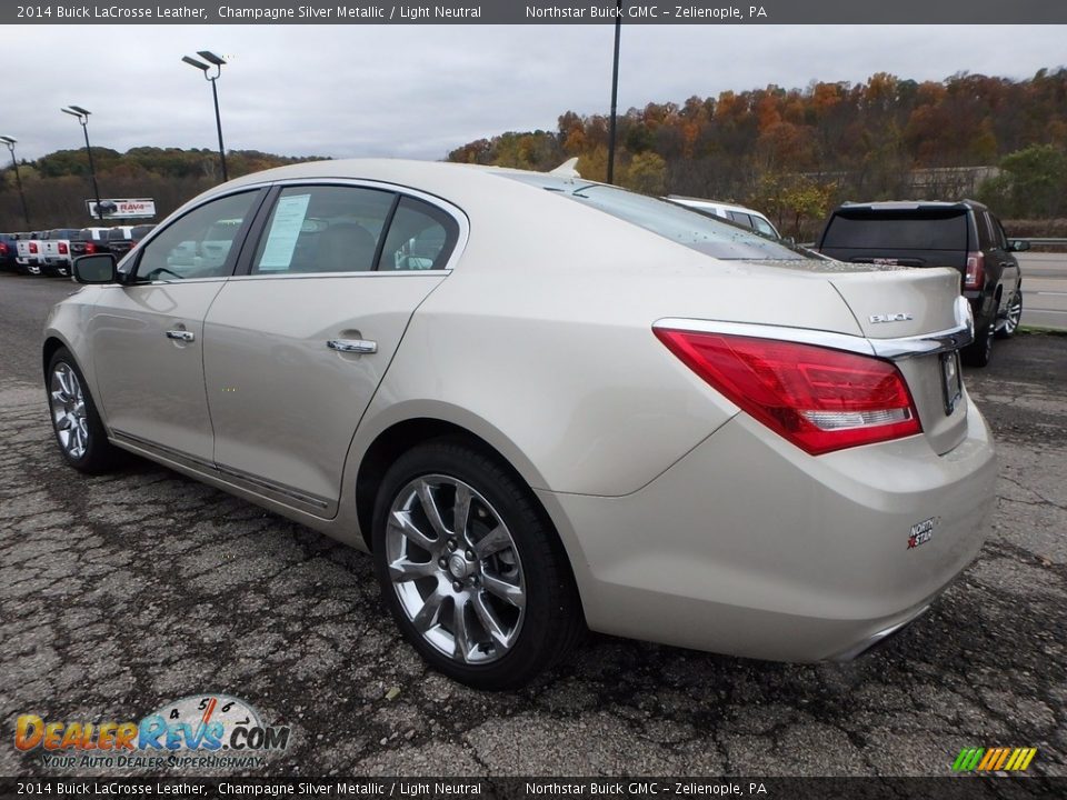 2014 Buick LaCrosse Leather Champagne Silver Metallic / Light Neutral Photo #13