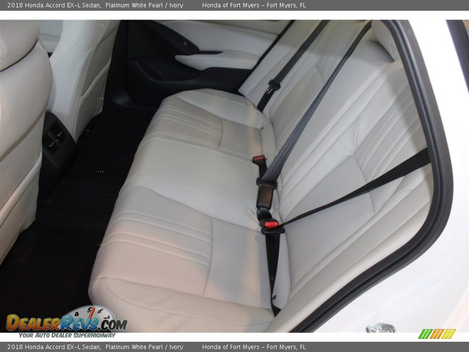 Rear Seat of 2018 Honda Accord EX-L Sedan Photo #24