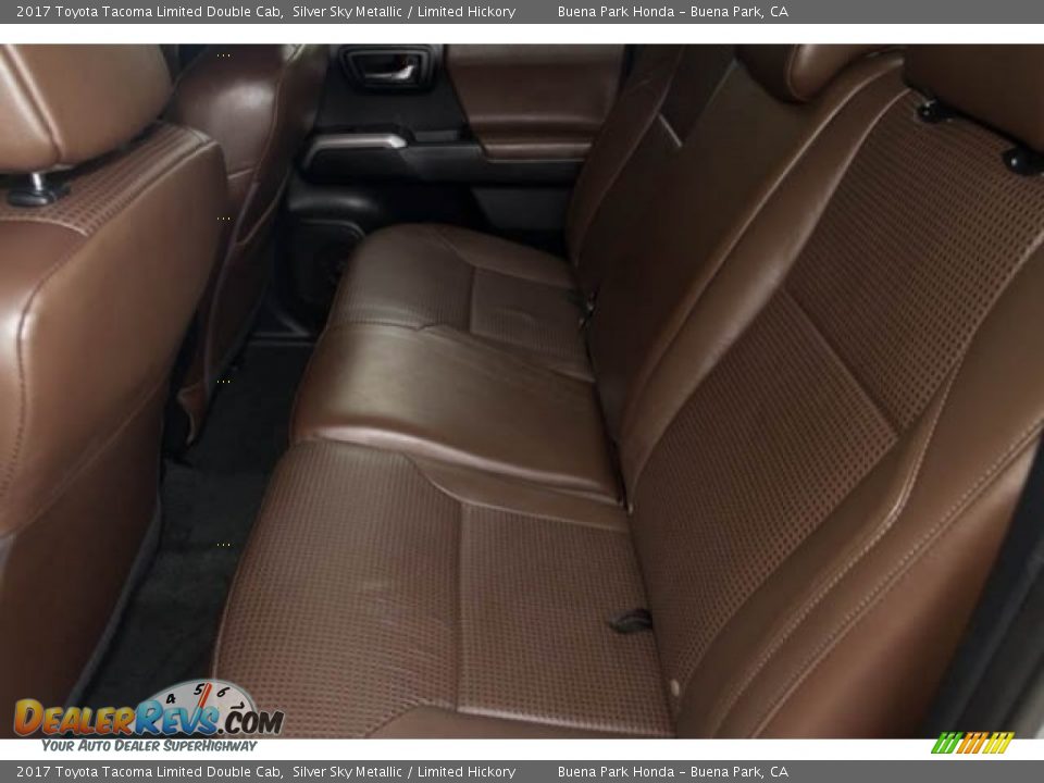 Rear Seat of 2017 Toyota Tacoma Limited Double Cab Photo #4