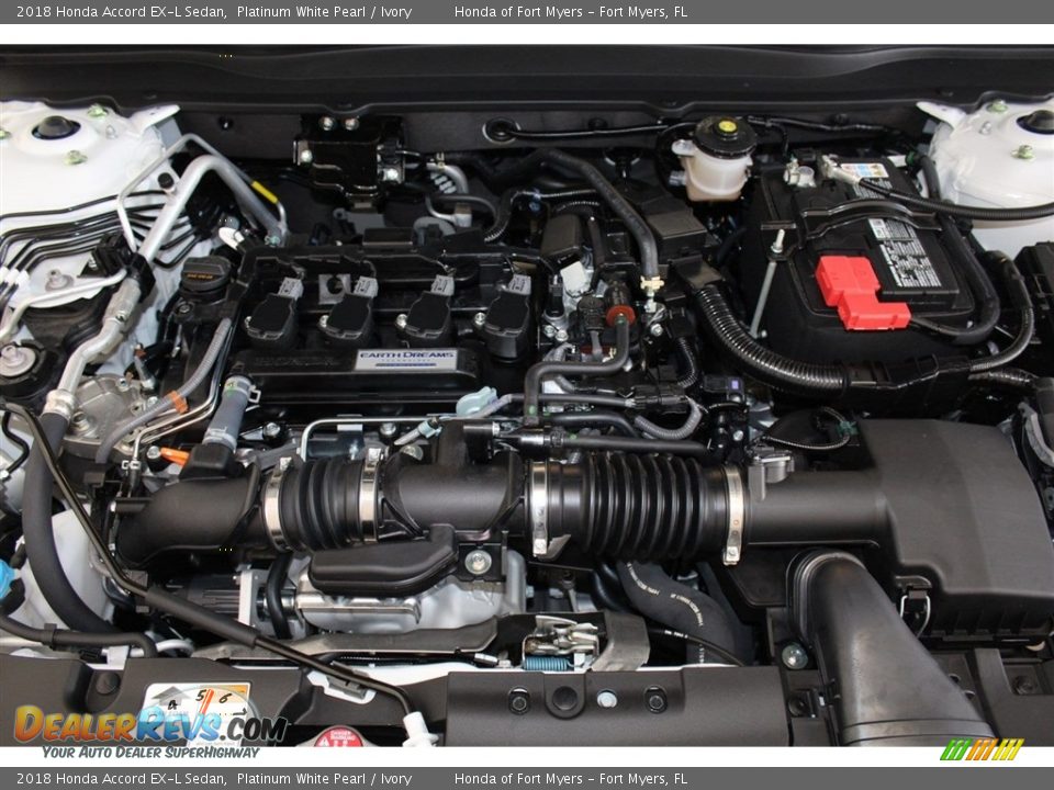 2018 Honda Accord EX-L Sedan 1.5 Liter Turbocharged DOHC 16-Valve VTEC 4 Cylinder Engine Photo #26