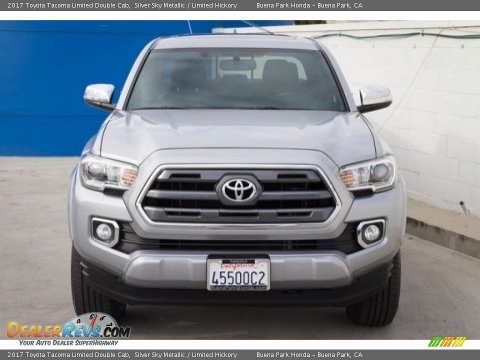 2017 Toyota Tacoma Limited Double Cab Silver Sky Metallic / Limited Hickory Photo #7