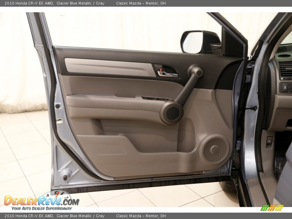 2010 Honda CR-V EX AWD Glacier Blue Metallic / Gray Photo #4