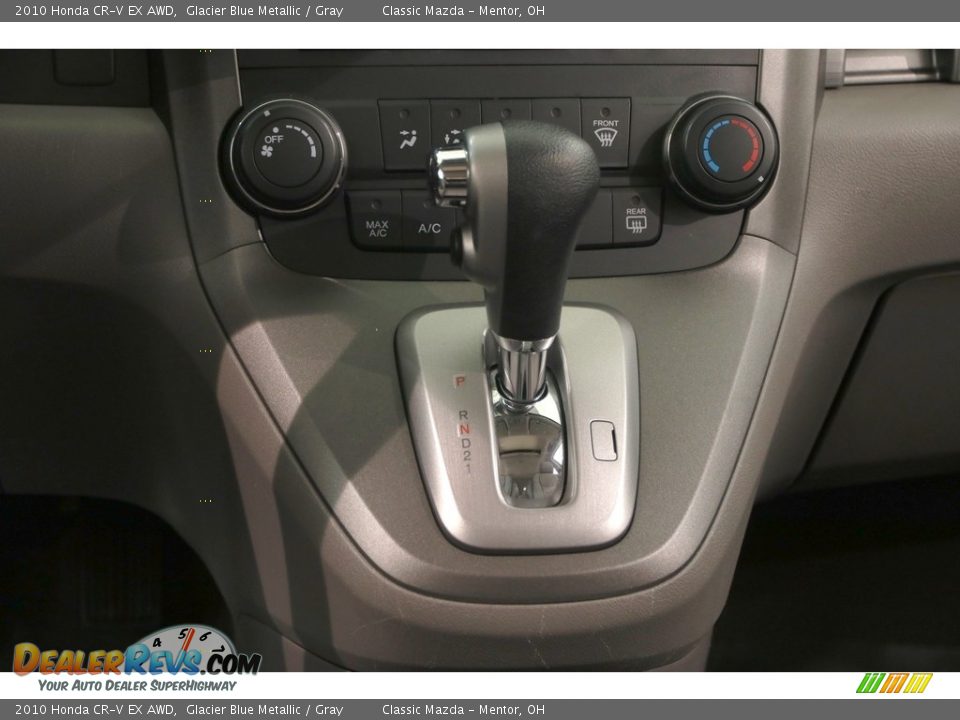 2010 Honda CR-V EX AWD Glacier Blue Metallic / Gray Photo #10