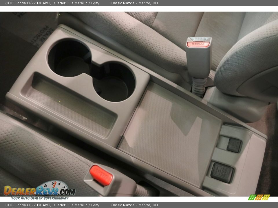 2010 Honda CR-V EX AWD Glacier Blue Metallic / Gray Photo #12
