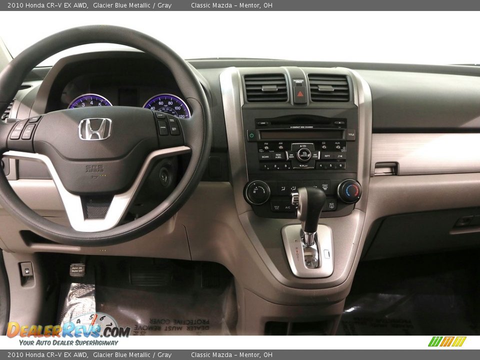 2010 Honda CR-V EX AWD Glacier Blue Metallic / Gray Photo #18