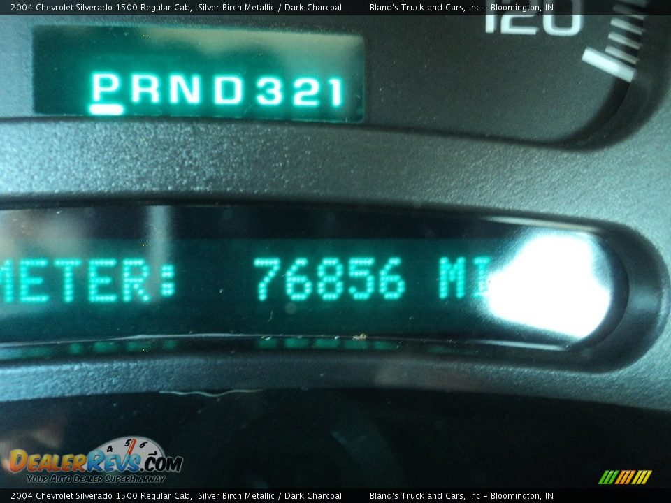 2004 Chevrolet Silverado 1500 Regular Cab Silver Birch Metallic / Dark Charcoal Photo #13