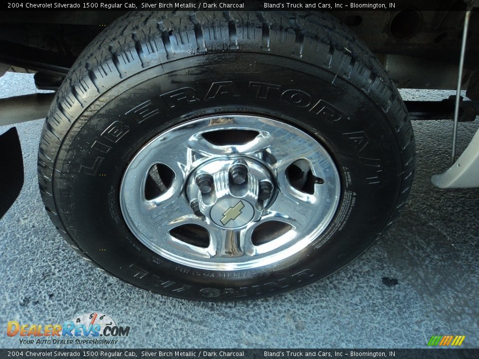 2004 Chevrolet Silverado 1500 Regular Cab Silver Birch Metallic / Dark Charcoal Photo #20