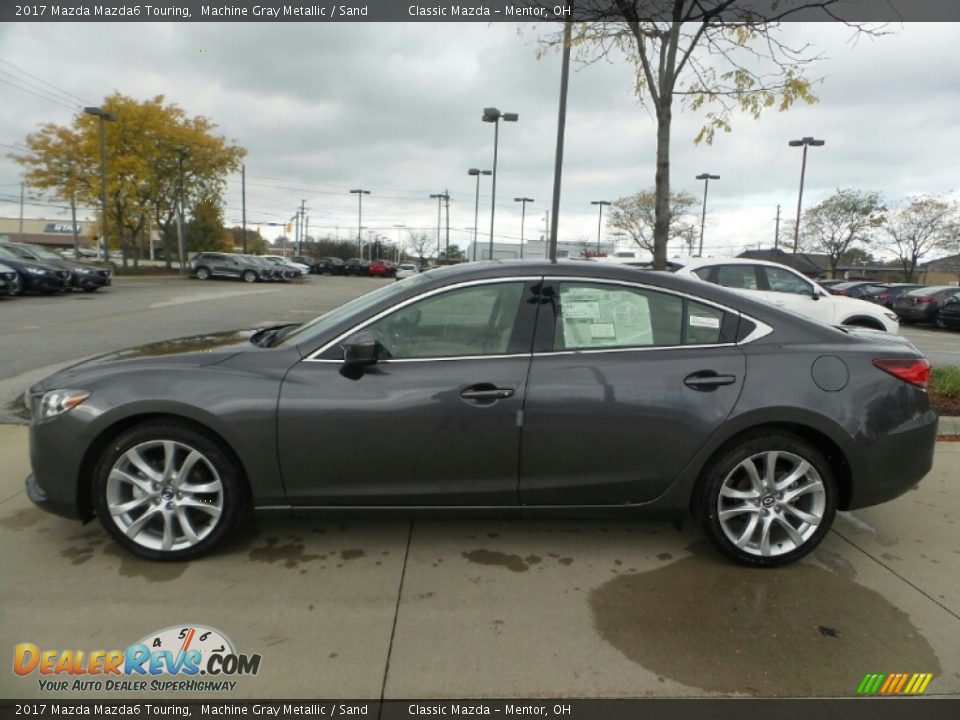 2017 Mazda Mazda6 Touring Machine Gray Metallic / Sand Photo #2