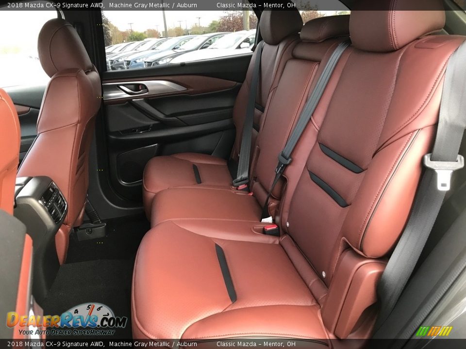 Rear Seat of 2018 Mazda CX-9 Signature AWD Photo #10