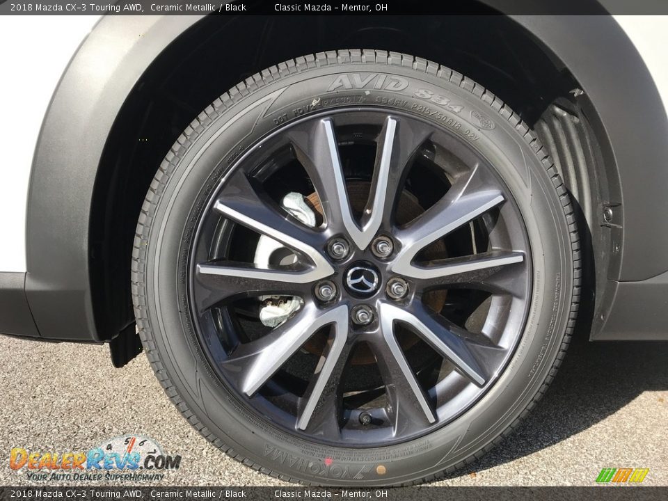 2018 Mazda CX-3 Touring AWD Ceramic Metallic / Black Photo #3