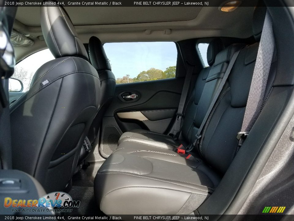 2018 Jeep Cherokee Limited 4x4 Granite Crystal Metallic / Black Photo #6