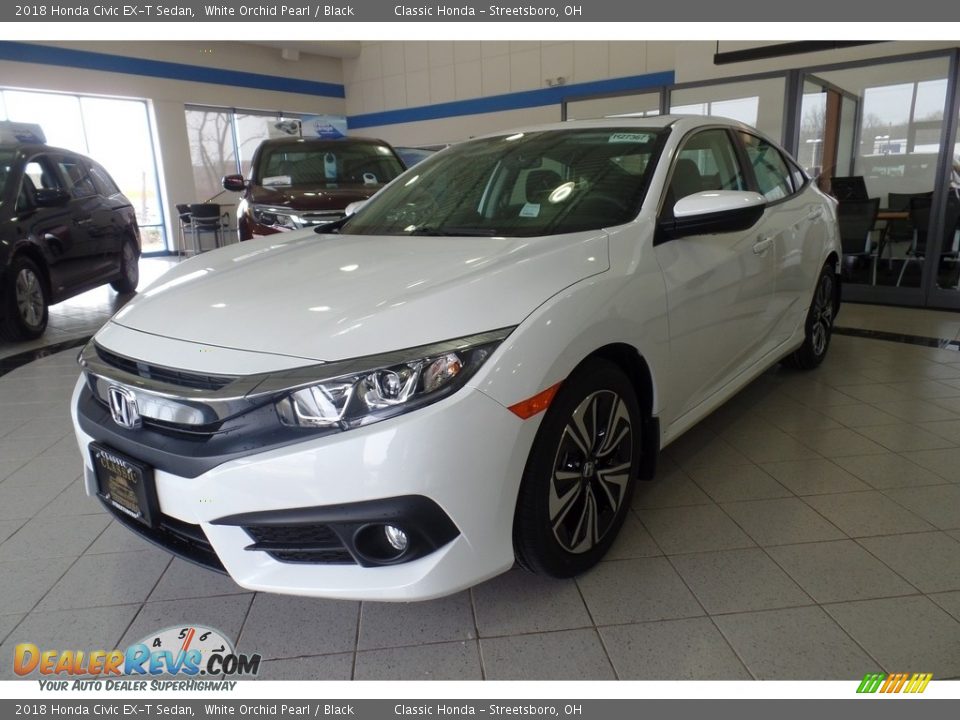 2018 Honda Civic EX-T Sedan White Orchid Pearl / Black Photo #1