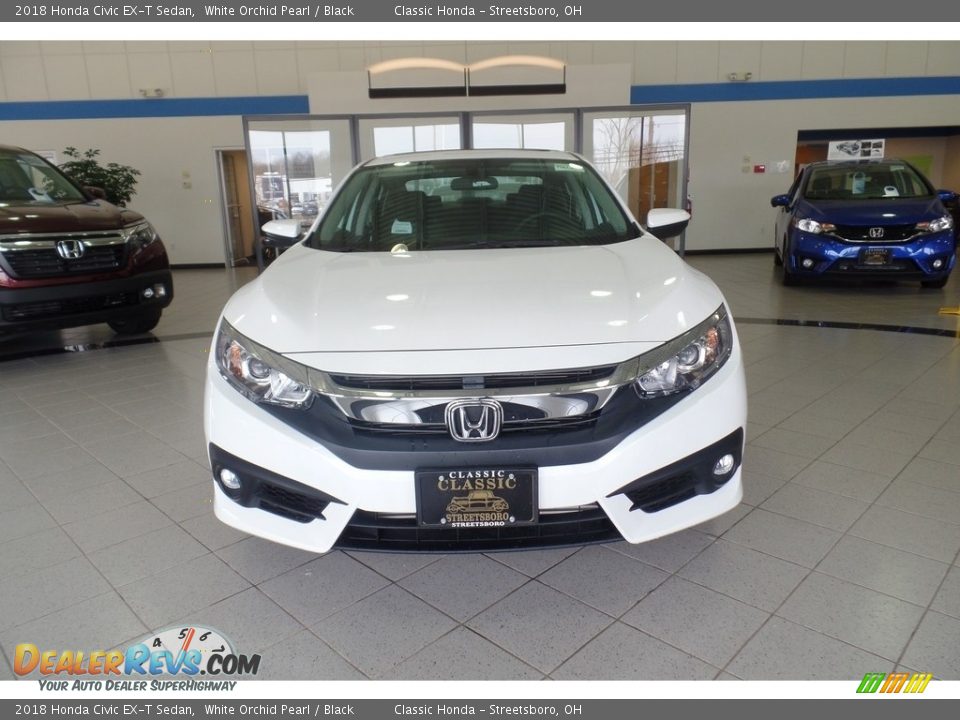 2018 Honda Civic EX-T Sedan White Orchid Pearl / Black Photo #3