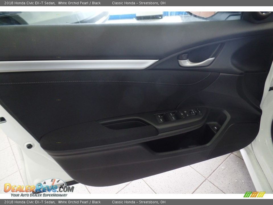 2018 Honda Civic EX-T Sedan White Orchid Pearl / Black Photo #8