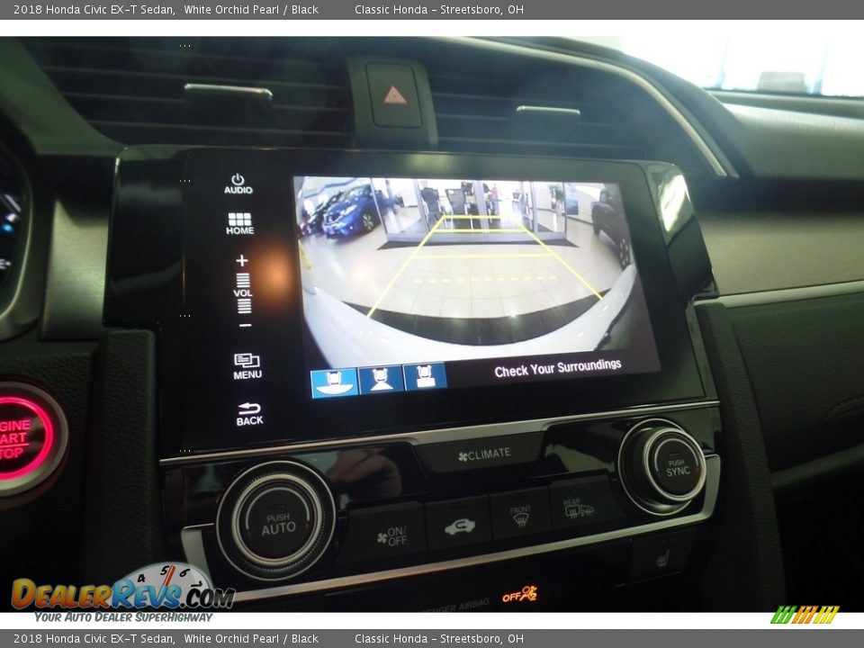 2018 Honda Civic EX-T Sedan White Orchid Pearl / Black Photo #12