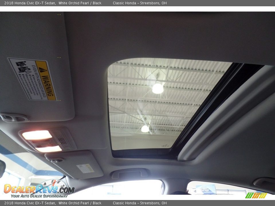 2018 Honda Civic EX-T Sedan White Orchid Pearl / Black Photo #14