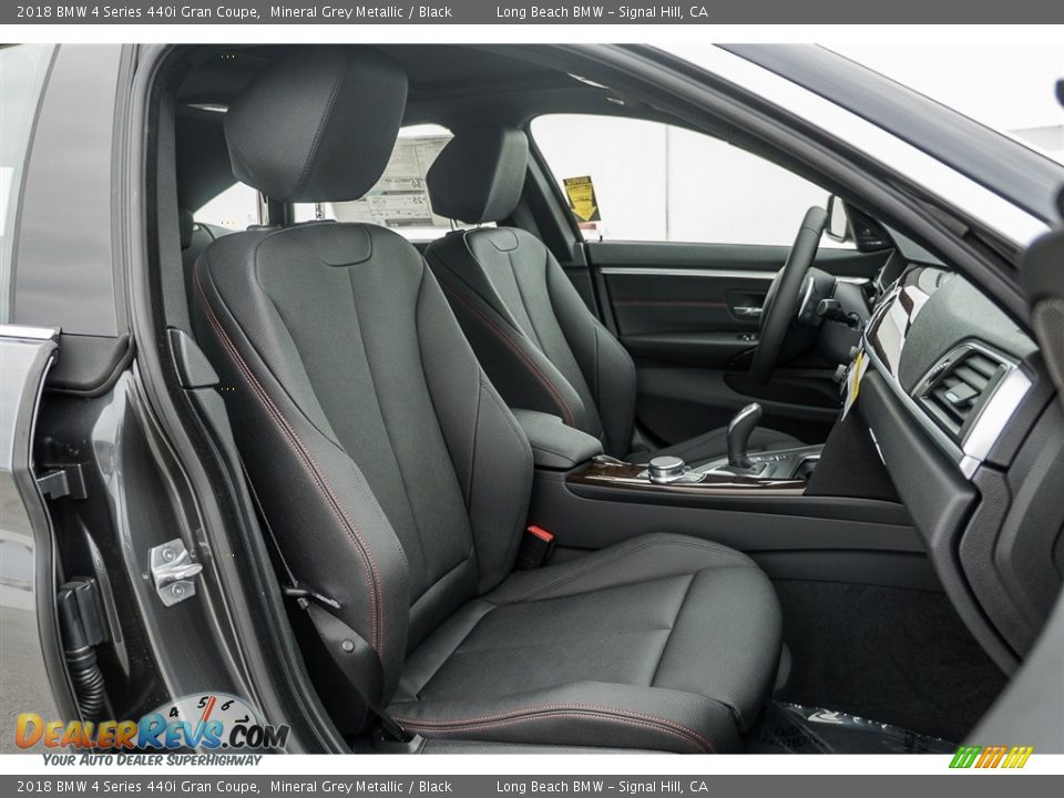 2018 BMW 4 Series 440i Gran Coupe Mineral Grey Metallic / Black Photo #2